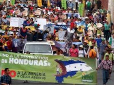 no a la mina en honduras