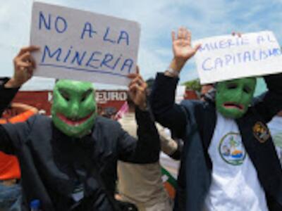 no a la minería en EL SALVADOR