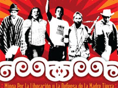 POSTAL MINGA POR LA LIBERACIÓN DE LA MADRE TIERRA
