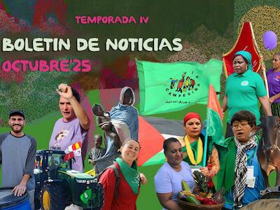 Boletín de octubre: Noticias de las organizaciones miembros de LVC en todo el mundo