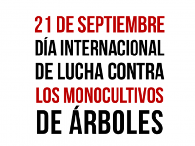 Día Internacional de Lucha contra los Monocultivos de Árboles 2020