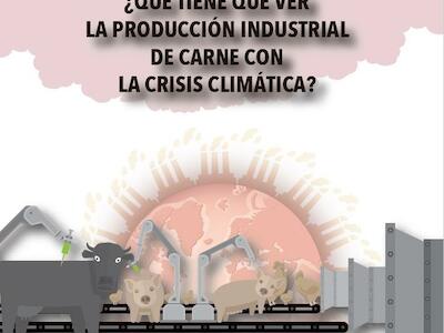 Historieta ¿qué tiene que ver la producción industrial de carne con la crisis climática?