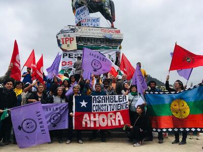 Las organizaciones campesinas y de los pueblos originarios junto a la movilización popular por un Chile justo y solidario