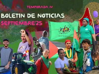 Resumen de noticias de Septiembre: actualizaciones de las organizaciones miembros de LVC en todo el mundo