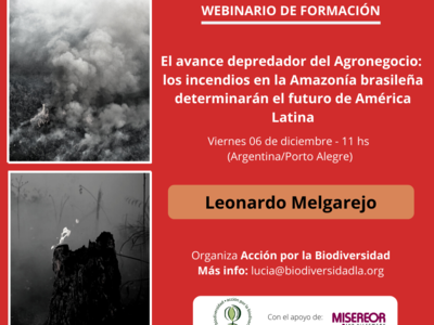 Webinario de formación | El avance depredador del agronegocio